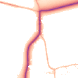 Daytime road noise heatmap for SN6 6QR