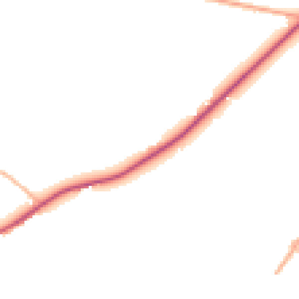 Daytime road noise heatmap for SN6 6RB