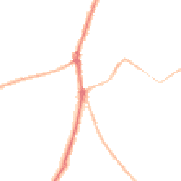 Night-time road noise heatmap for SN6 7AE