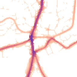Daytime road noise heatmap for SN6 7AG