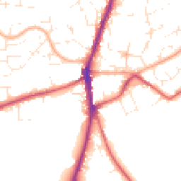 Daytime road noise heatmap for SN6 7AH