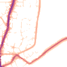 Daytime road noise heatmap for SN6 7BH