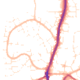 Daytime road noise heatmap for SN6 7HY