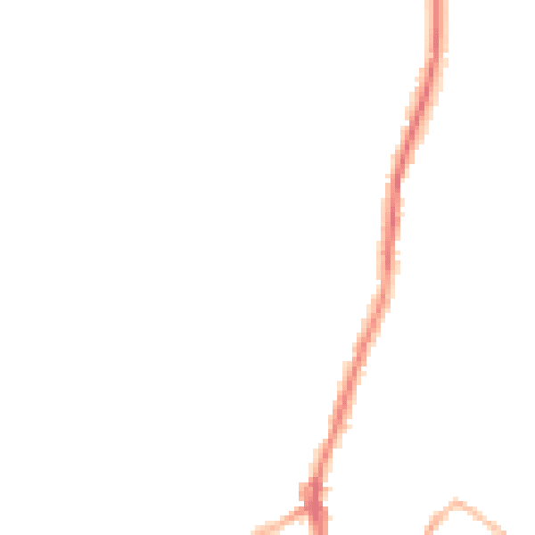 Night-time road noise heatmap for SN6 7HY