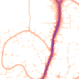 Daytime road noise heatmap for SN6 7JL
