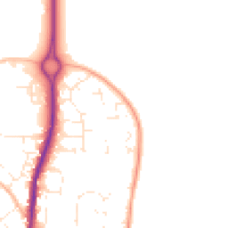 Daytime road noise heatmap for SN6 7NJ