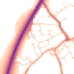 Daytime road noise heatmap for SN6 8AP