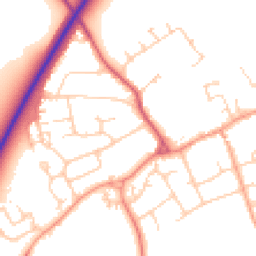 Daytime road noise heatmap for SN6 8AX