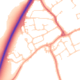Daytime road noise heatmap for SN6 8AY