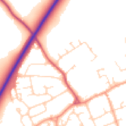 Daytime road noise heatmap for SN6 8DE