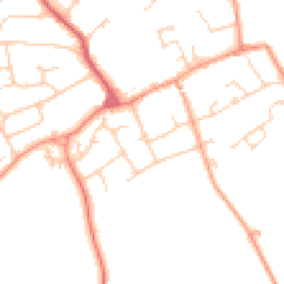 Daytime road noise heatmap for SN6 8EB