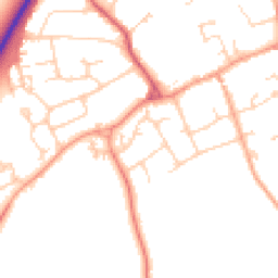 Daytime road noise heatmap for SN6 8EG
