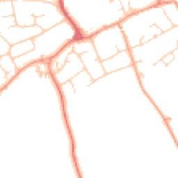 Daytime road noise heatmap for SN6 8EH
