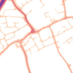 Daytime road noise heatmap for SN6 8EL
