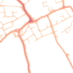 Daytime road noise heatmap for SN6 8EQ