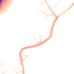 Daytime road noise heatmap for SN6 8EY