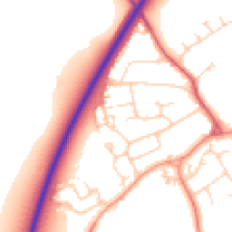 Daytime road noise heatmap for SN6 8FD