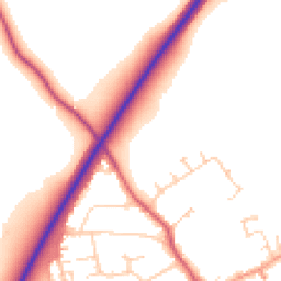 Daytime road noise heatmap for SN6 8GL
