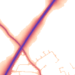 Daytime road noise heatmap for SN6 8GP