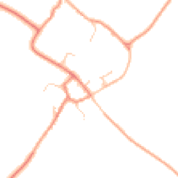 Daytime road noise heatmap for SN6 8NB