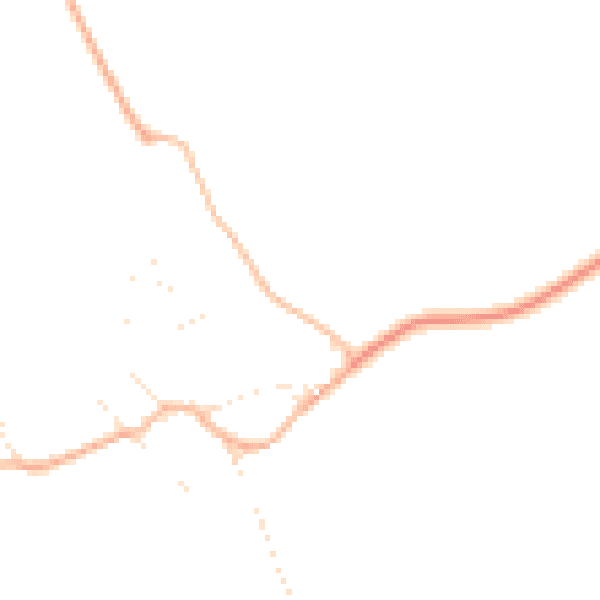 Daytime road noise heatmap for SN6 8QA
