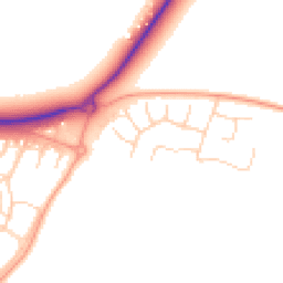 Daytime road noise heatmap for SN6 8RG