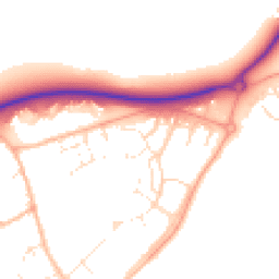 Daytime road noise heatmap for SN6 8RJ