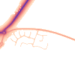 Daytime road noise heatmap for SN6 8RN