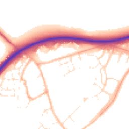 Daytime road noise heatmap for SN6 8RP