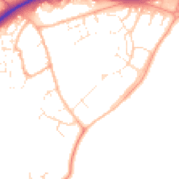 Daytime road noise heatmap for SN6 8SB