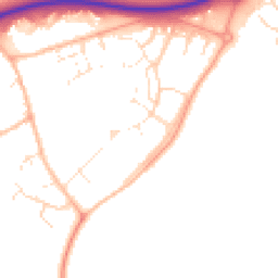 Daytime road noise heatmap for SN6 8SJ