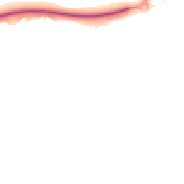 Night-time road noise heatmap for SN6 8SQ