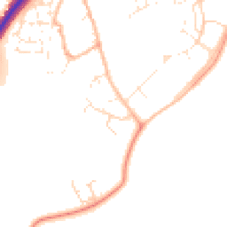 Daytime road noise heatmap for SN6 8SU