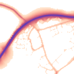 Daytime road noise heatmap for SN6 8TF