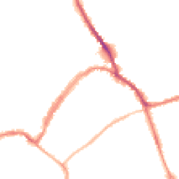 Night-time road noise heatmap for SN8 1AG