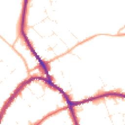 Daytime road noise heatmap for SN8 1AU