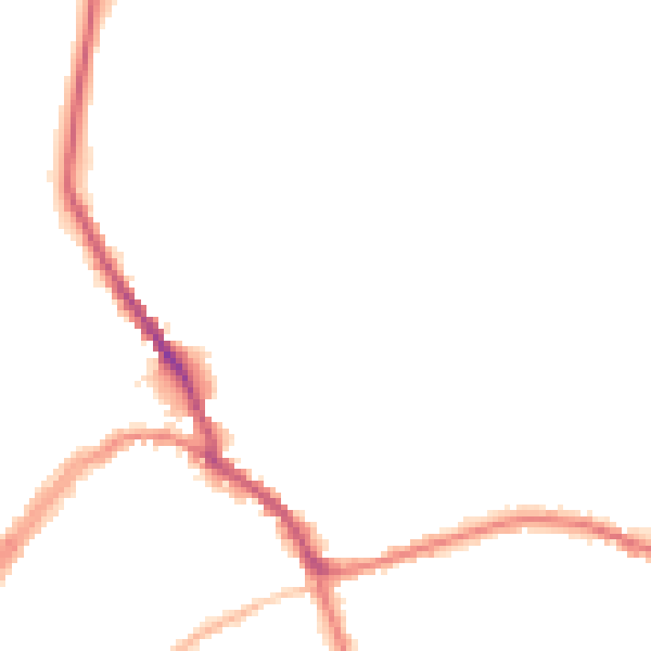 Night-time road noise heatmap for SN8 1AX