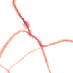 Night-time road noise heatmap for SN8 1BA