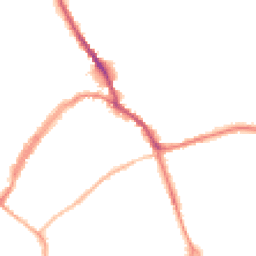 Night-time road noise heatmap for SN8 1BB