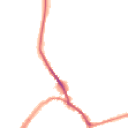 Night-time road noise heatmap for SN8 1BT