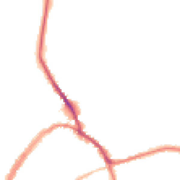 Night-time road noise heatmap for SN8 1BU