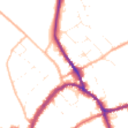 Daytime road noise heatmap for SN8 1EJ