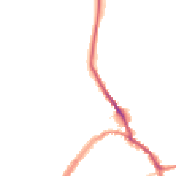 Night-time road noise heatmap for SN8 1JF