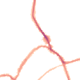 Night-time road noise heatmap for SN8 1JQ