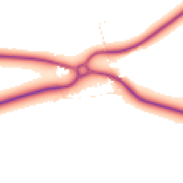 Daytime road noise heatmap for SN8 1QJ