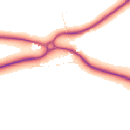 Daytime road noise heatmap for SN8 1QN
