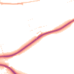 Daytime road noise heatmap for SN8 1QT