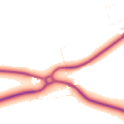 Daytime road noise heatmap for SN8 1QU