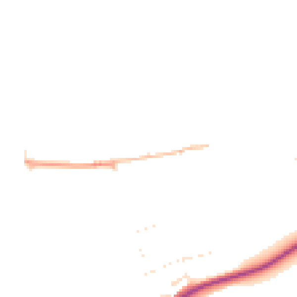 Daytime road noise heatmap for SN8 1RA