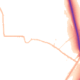 Daytime road noise heatmap for SN8 1SU